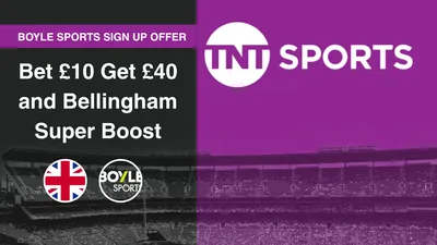 BOYLE Sports sign up offer: Get £40 and a Bellingham Super Boost