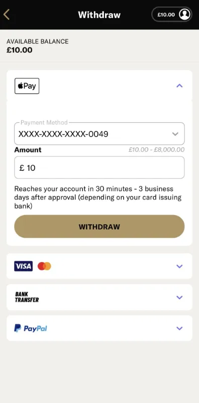 BetMGM withdrawal speed tested & available balance 