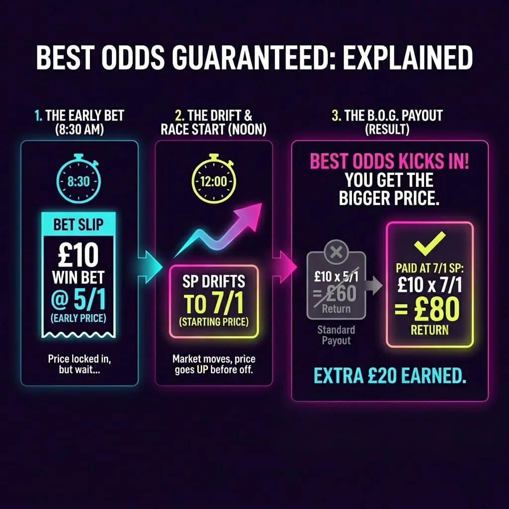Best Odds Guaranteed infographic