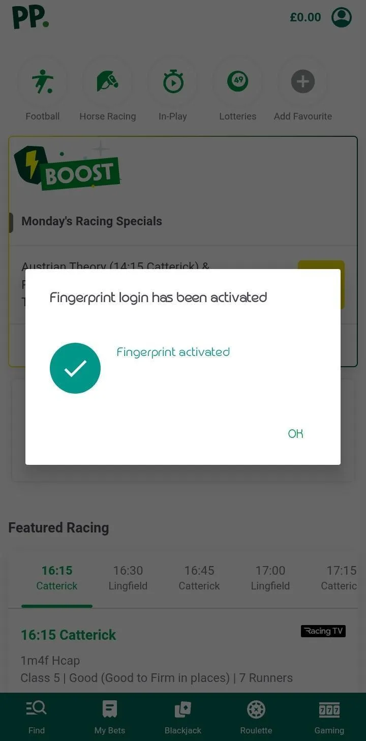 Paddy Power app review on phone